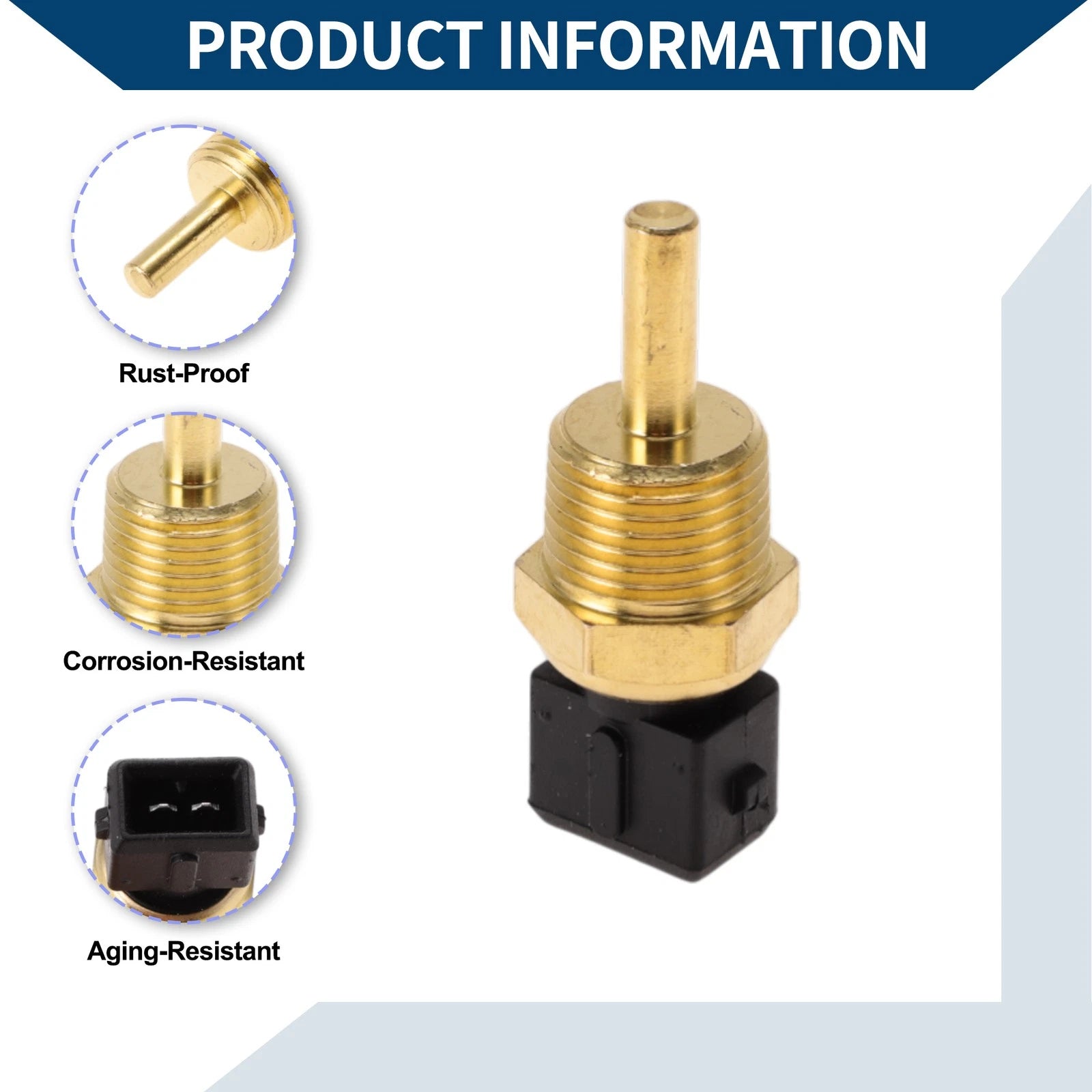 Engine Coolant Temperature Sensor No. 8970697861 for Isuzu Nkr77 (2000–2015)