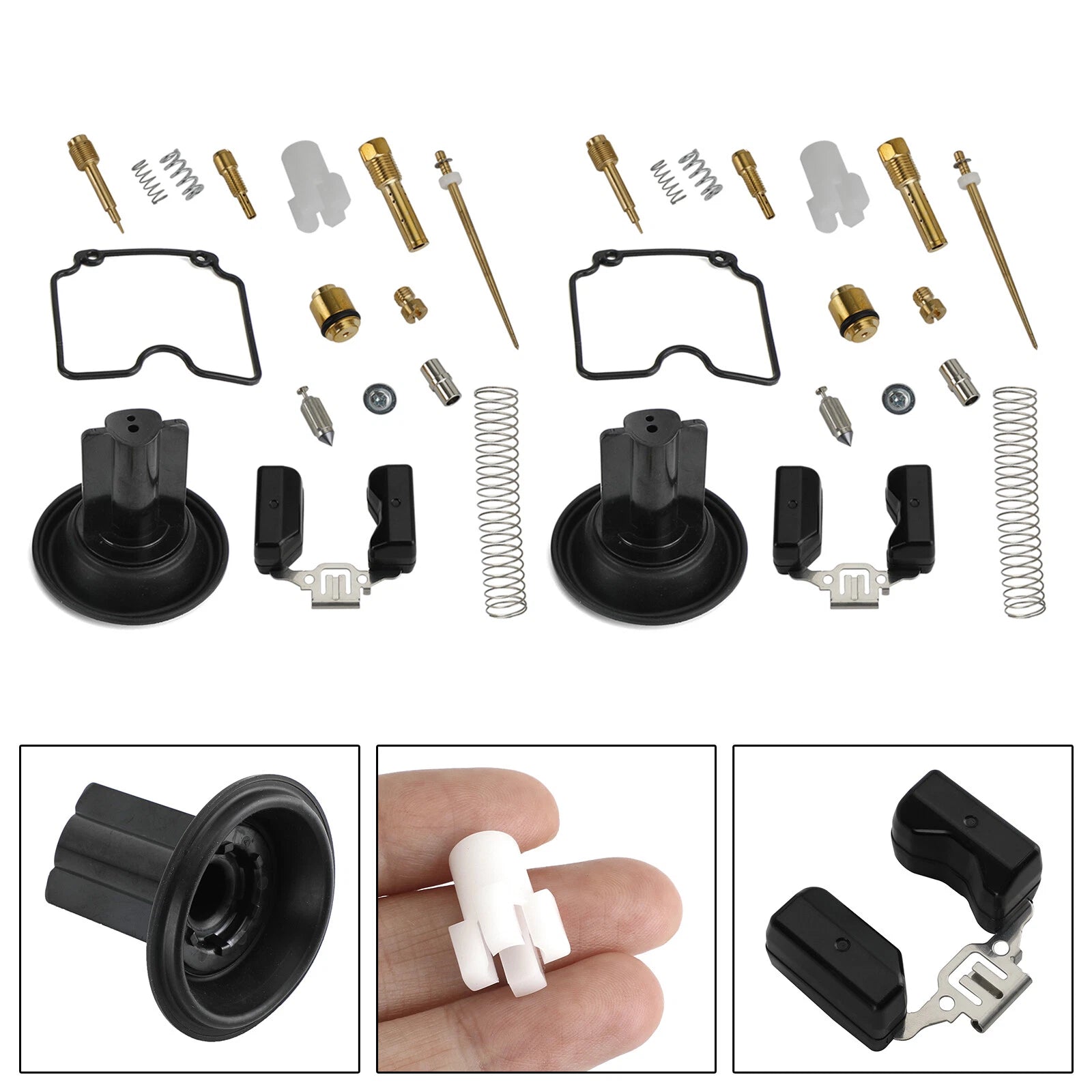 2X Carburetor Rebuild Repair Kit for 250cc ATV (ATV250, EN250, GP200, GP250, MV30)