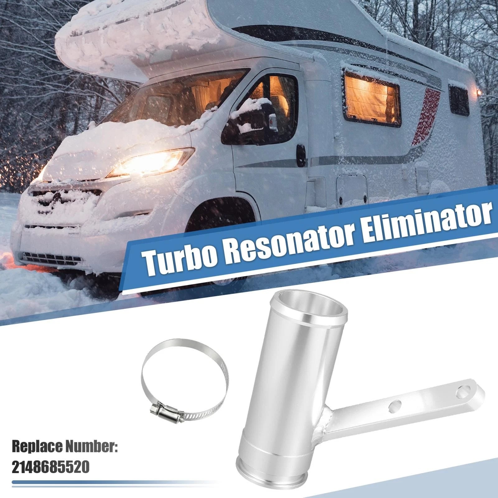 Aluminum Turbo Resonator Replacement for Dodge Sprinter 2500 (2004–2006)