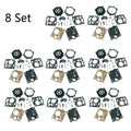 Set of 8 Carburetor Repair Kits for McCulloch Mac PROMAC 700 8200 (K10-SDC)