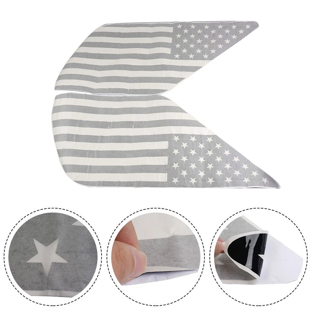 2Pcs Precut Flag Stickers for Toyota
