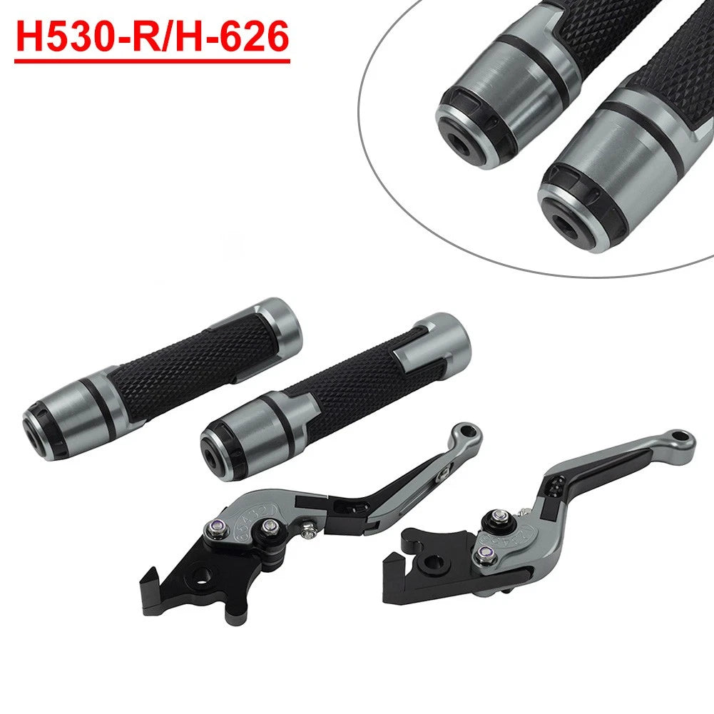 CNC Brake Clutch Levers Handlebar Grips Set for Suzuki GSXR150 (2017–2023)