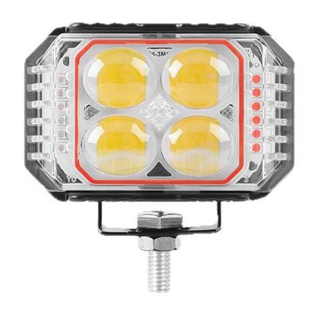 Dynamic Flashing LED Headlight for Motorcycle and Off-Road Vehicles