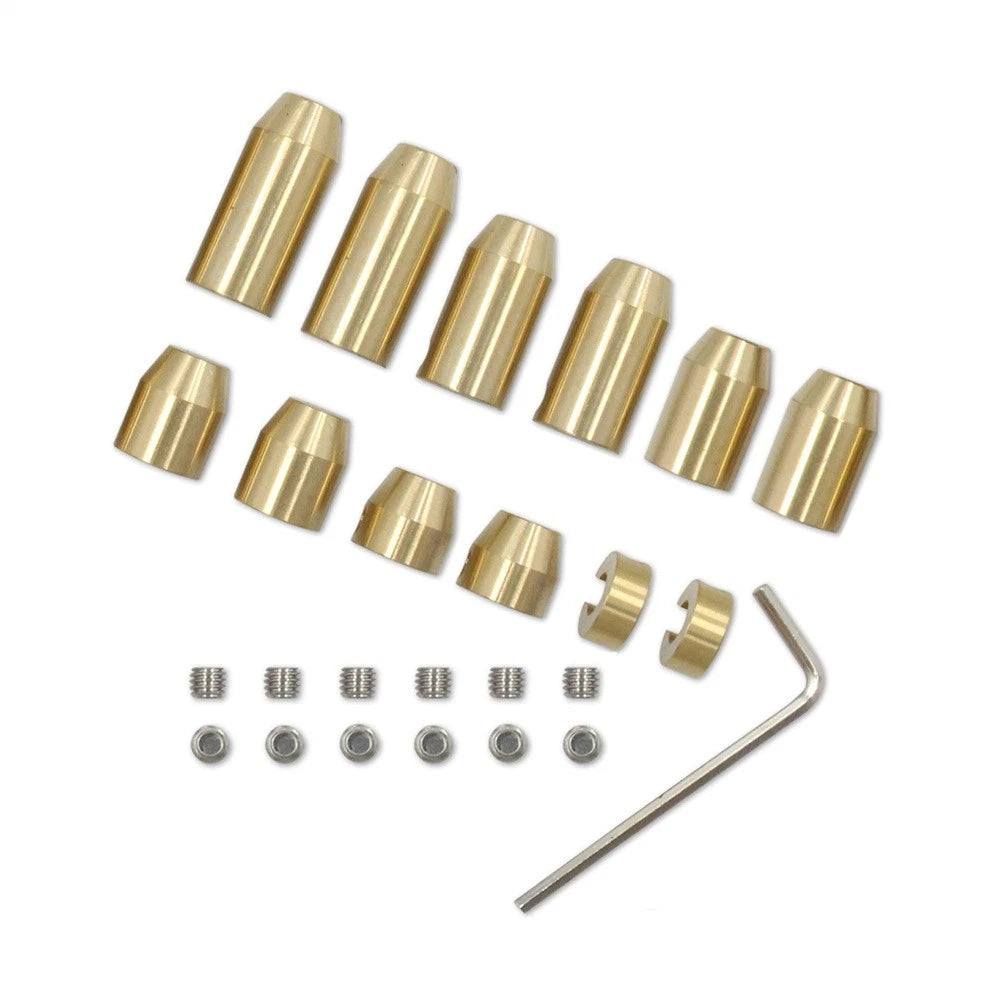 12x Brass Wheel Spoke Balance Weights Kit for Universal Motorcycle (Universal)