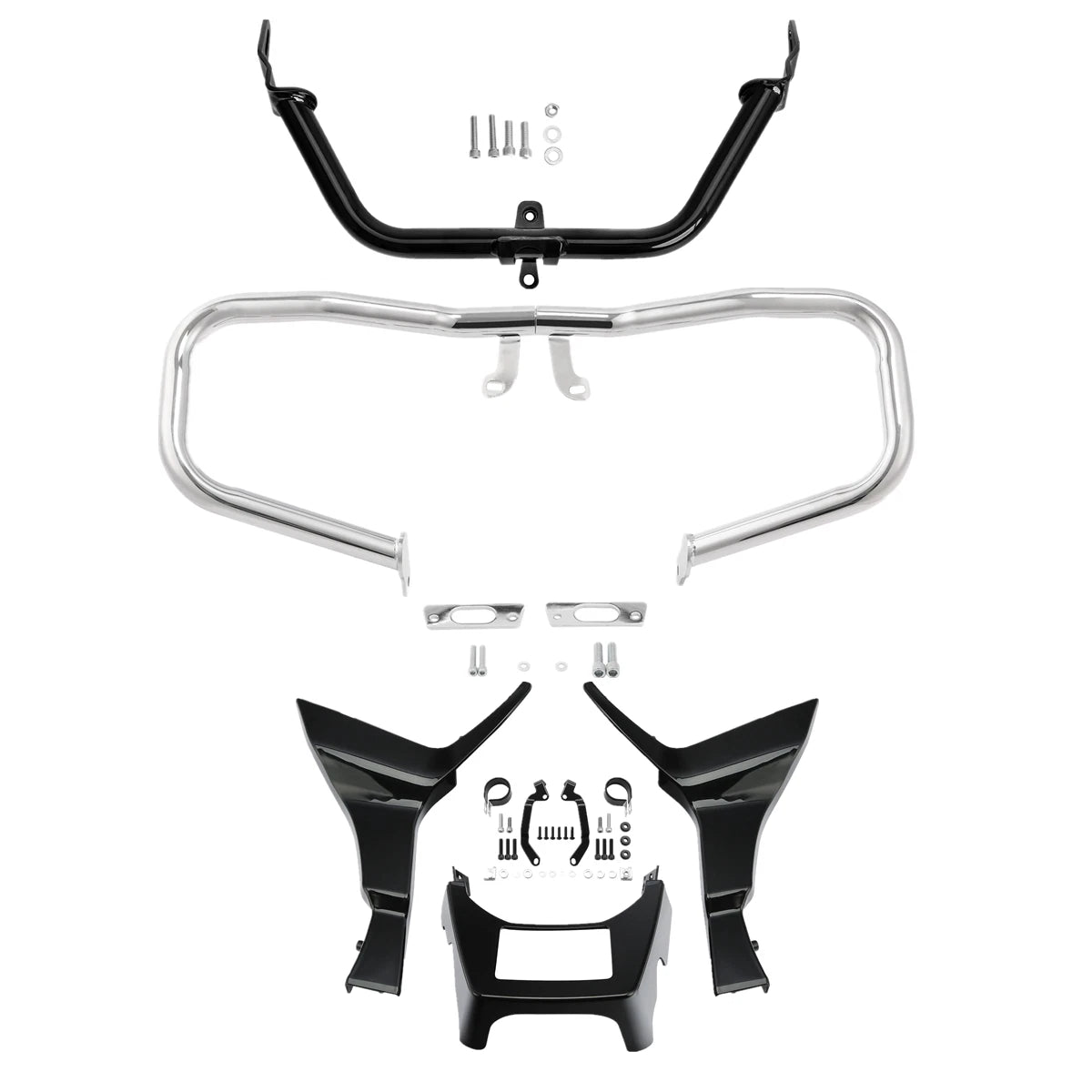 Chopped Engine Guard & Fairing Mount Bracket for Harley Road Glide (2017–2024)