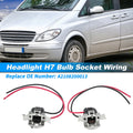 Headlight Bulb Socket H7 Replacement 2PCS for Mercedes E Class W210 (1995–2003)