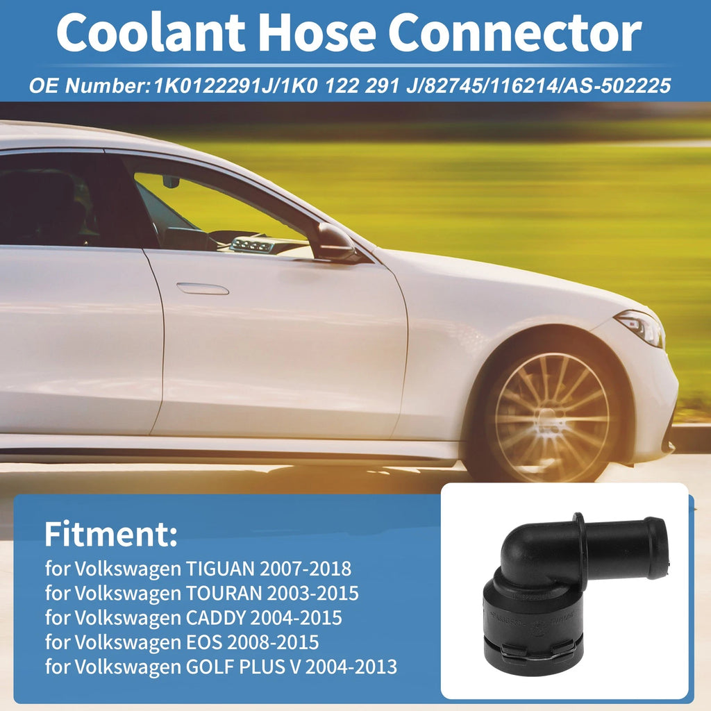 Engine Coolant Hose Connector Replacement for Volkswagen Tiguan (2007–2018)
