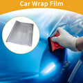 Gloss Silver Tone Vinyl Wrap Film for Universal Use (2.5ft x 5ft)
