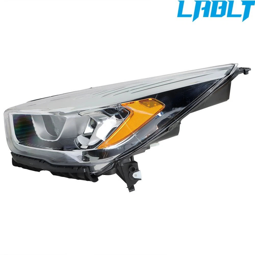 Left Side Chrome Halogen LED DRL Headlight Assembly for Ford Escape (2017–2019)