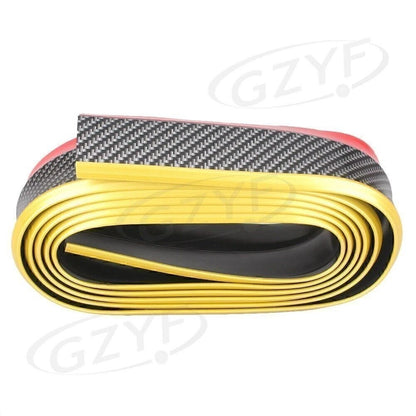 Carbon Fiber Splitter for - Rubber, 3M Adhesive, Yellow