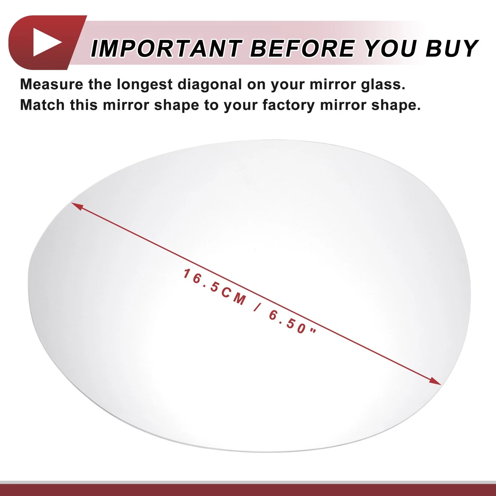 Heated Left Driver Side Mirror Glass Replacement for BMW Mini Cooper (2014–2020)