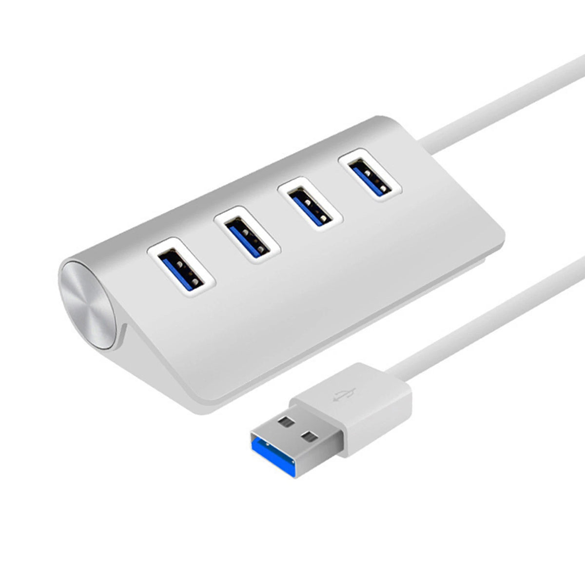 4-Port USB 3.0 Aluminum Hub Adapter for PC/Laptop