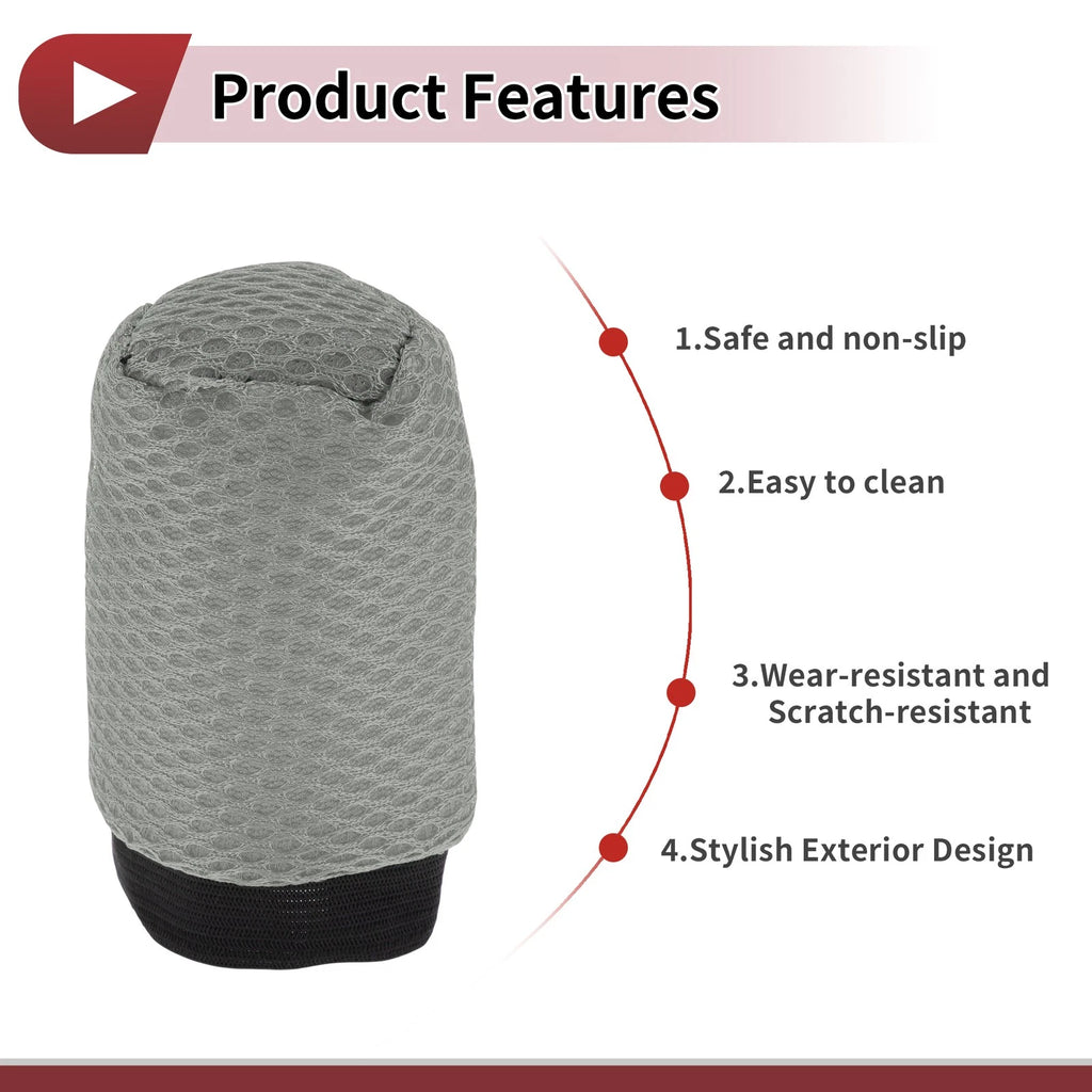 Gear Knob Protector Cover for Car (Gray)