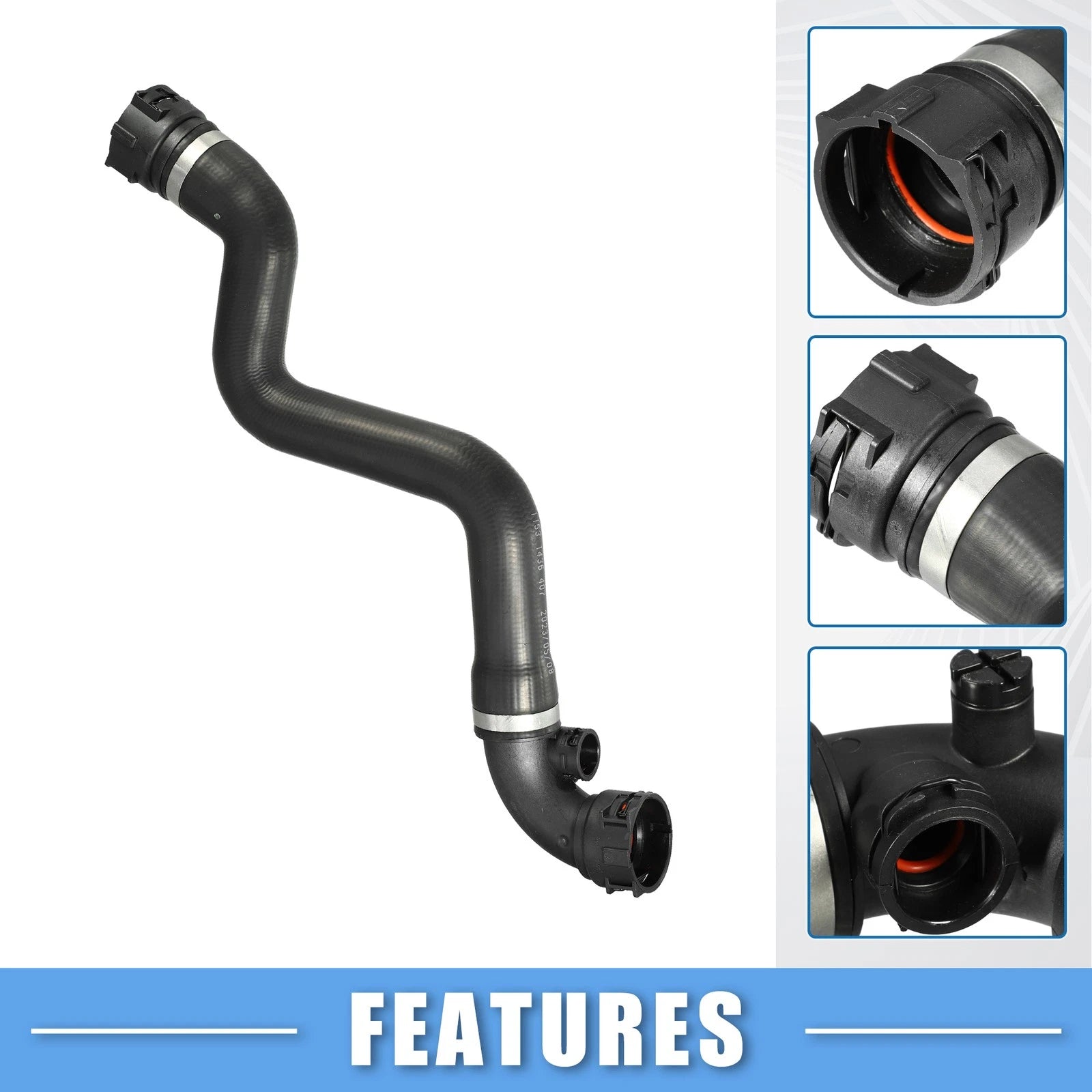Coolant Radiator Hose Replacement for BMW 316Ci (2000–2005) Rubber