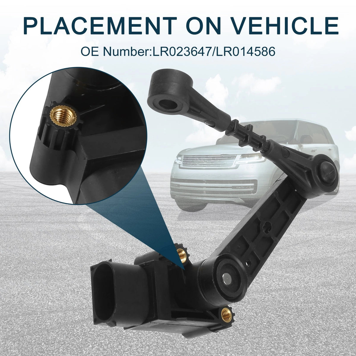 Front Ride Height Level Sensor for Land Rover Range Rover Sport (2005–2013) No.LR023647