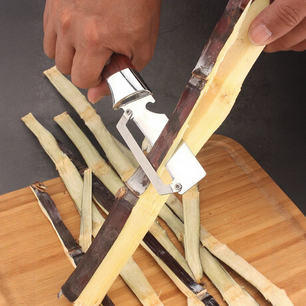 Vegetable Peeler for Home Kitchen (Ergonomic Wooden Handle)