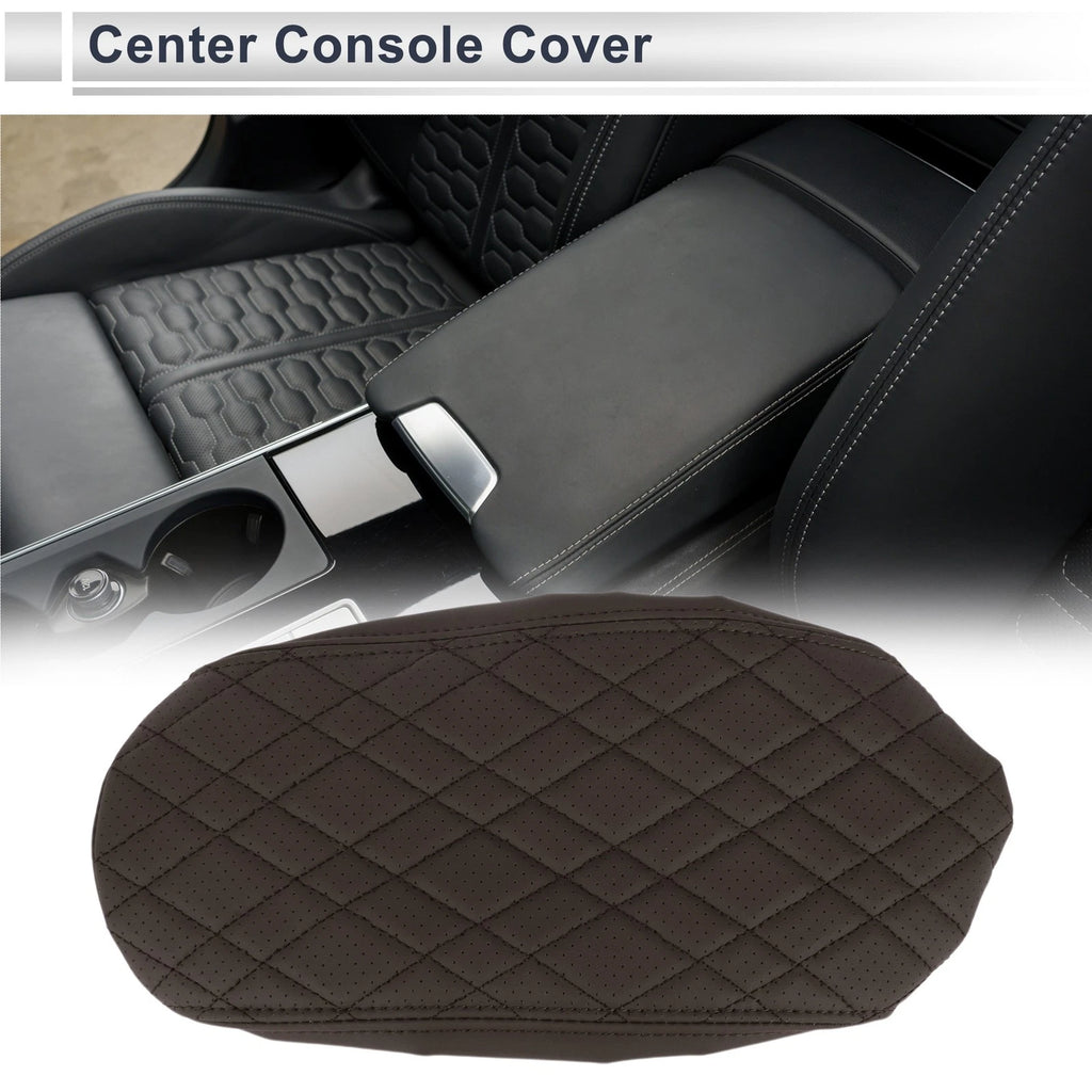 Car Center Console Cover Replacement for BMW 1 Series (2012–2018) Deep Brown