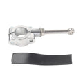 Side Stand Foot Pedal Support for Motorcycle (20-23mm) - Silver