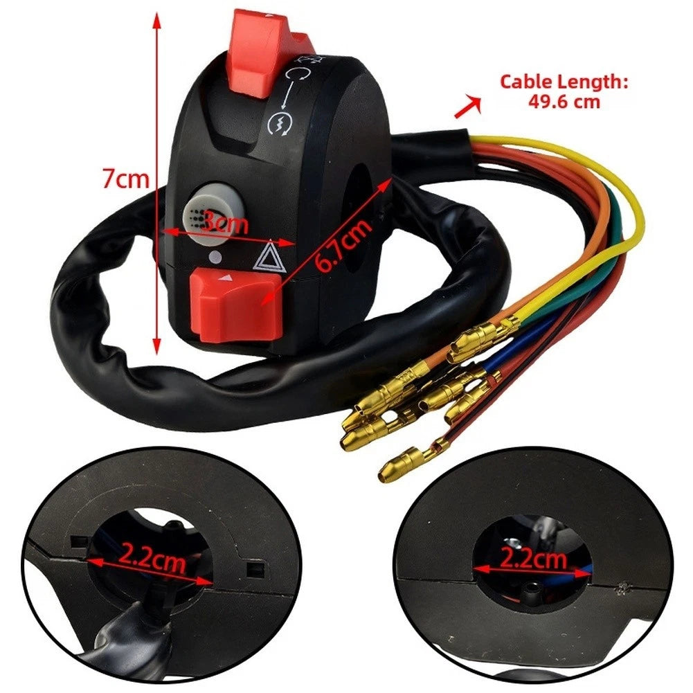 Handlebar Switch for Handlebar Control (Dual Flashing Lights)