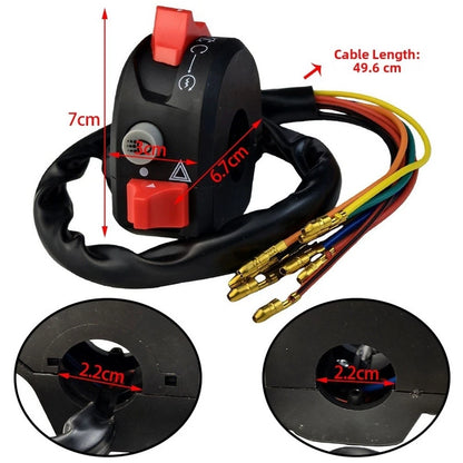 Handlebar Switch for Handlebar Control (Dual Flashing Lights)