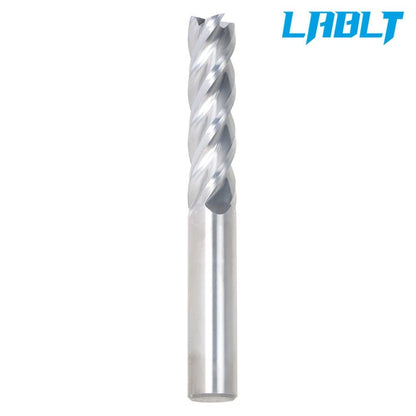 1/2" 4 Flute Long Carbide End Mill for LABLT (2" Cut, 4" Overall)