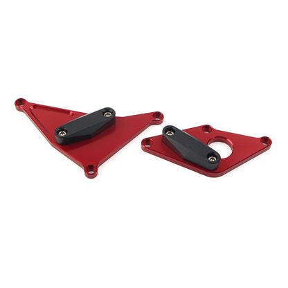 Engine Case Slider Protector Cover for Suzuki SV650 (2016–2018) Aluminum Red