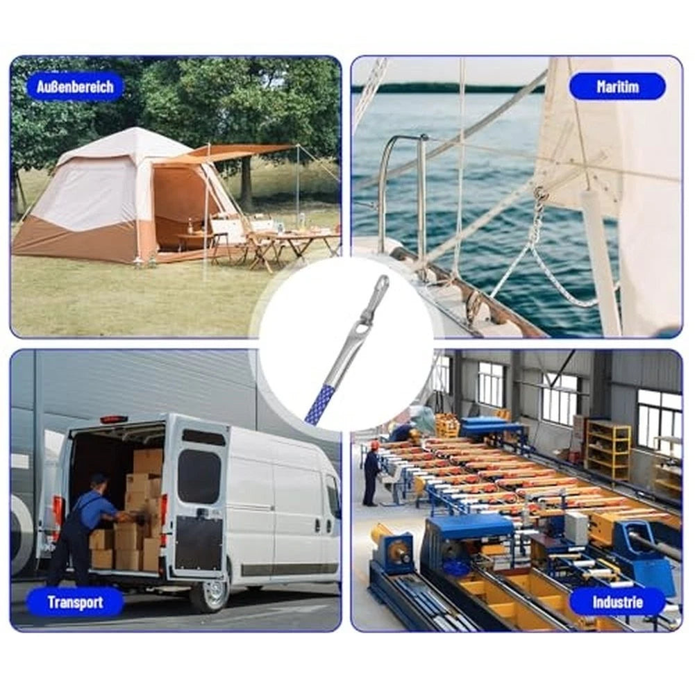 10pcs Trailer Tarp Fastener Kit for 8mm Rope