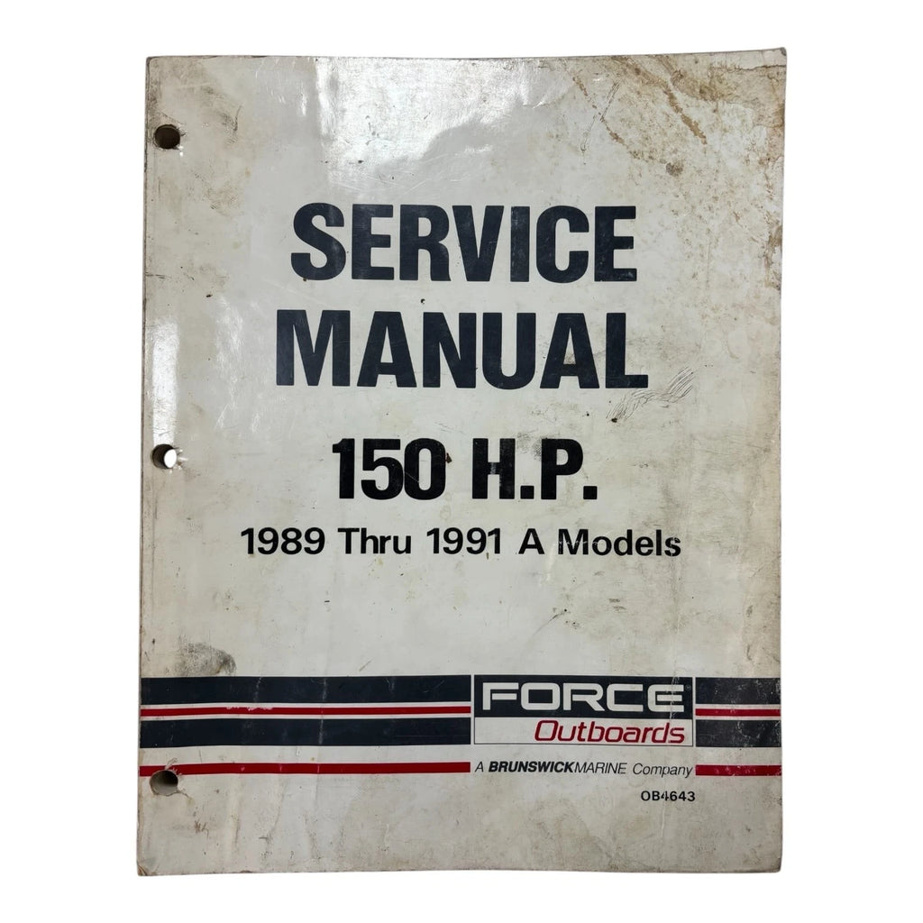 Service Manual for Force Outboards OB4643 150 HP (1989–1991 A Models)