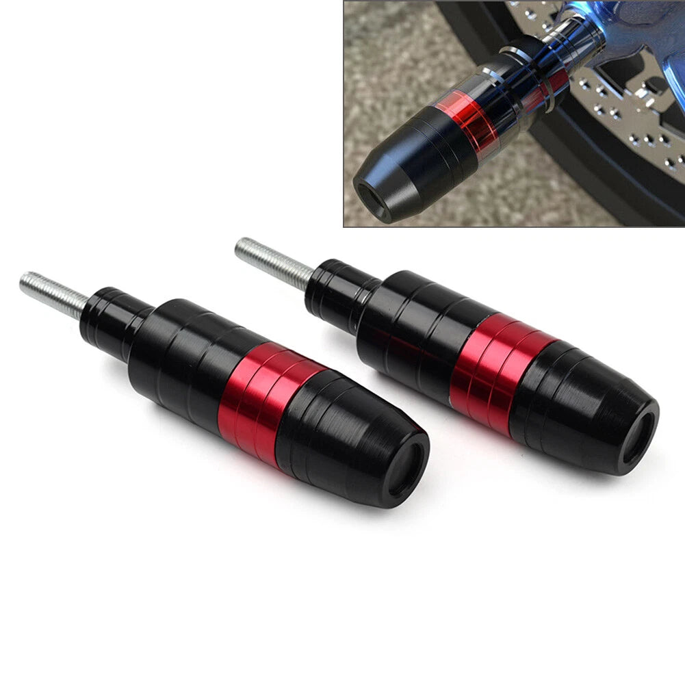 8MM Motorcycle Frame Exhaust Slider Crash Pad for (Red)