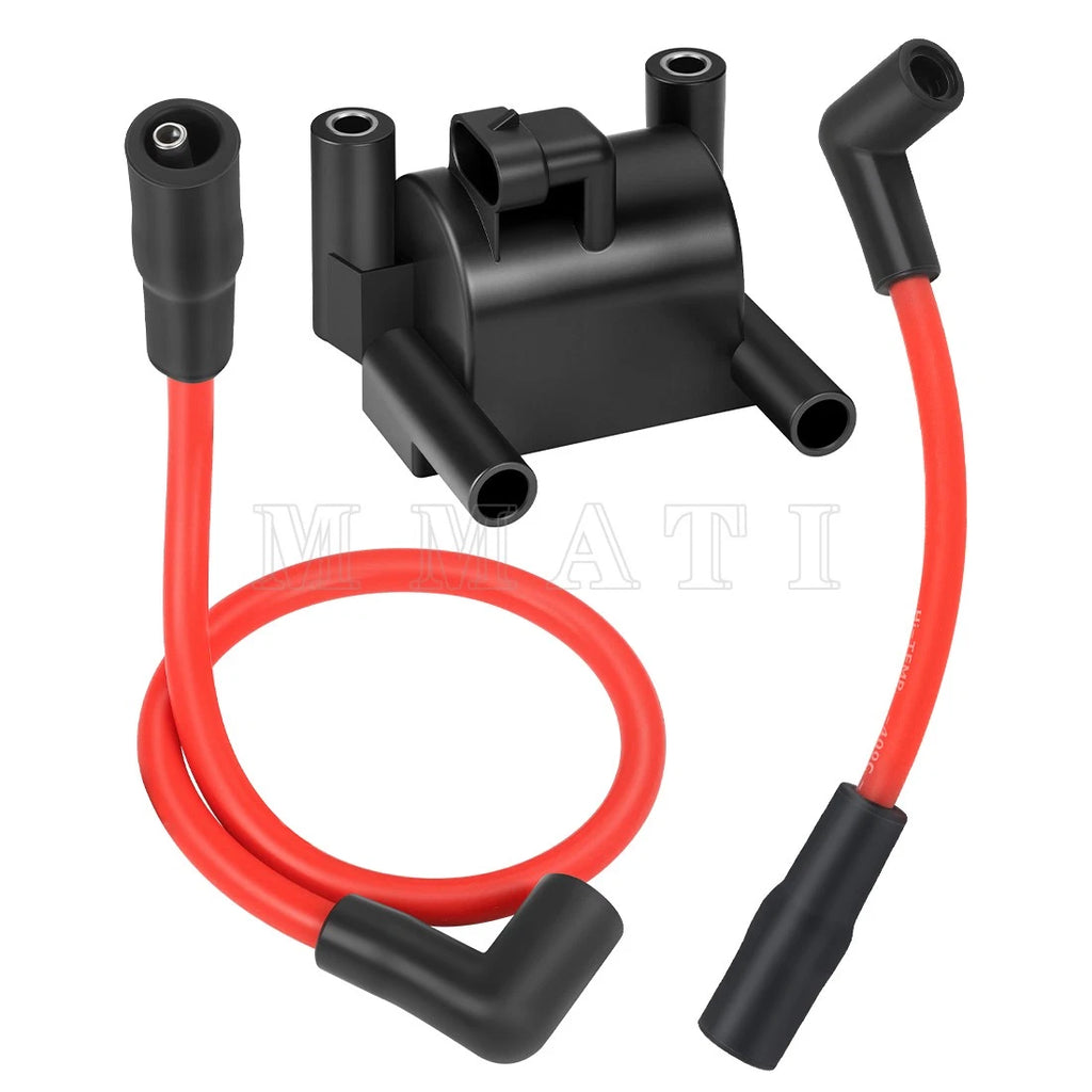 Ignition Coil & Spark Plug Wire Cap for Harley FXDL Dyna Low Rider (2012–2017)