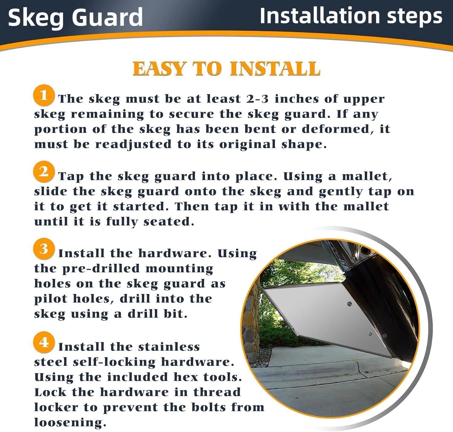 Skeg Guard Safe Protector for Mercury 150 HP Optimax (2014)