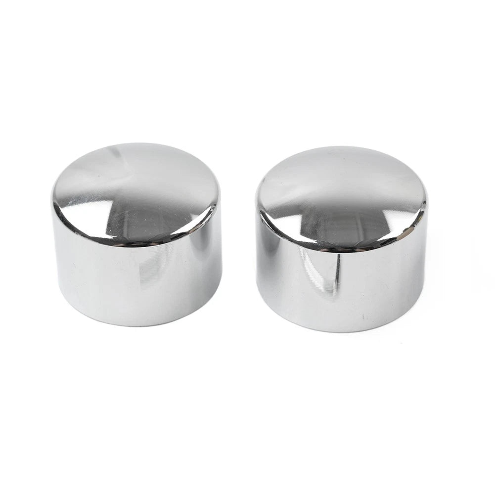 Chrome Front Axle Cap Nut Cover for Harley Touring Road King