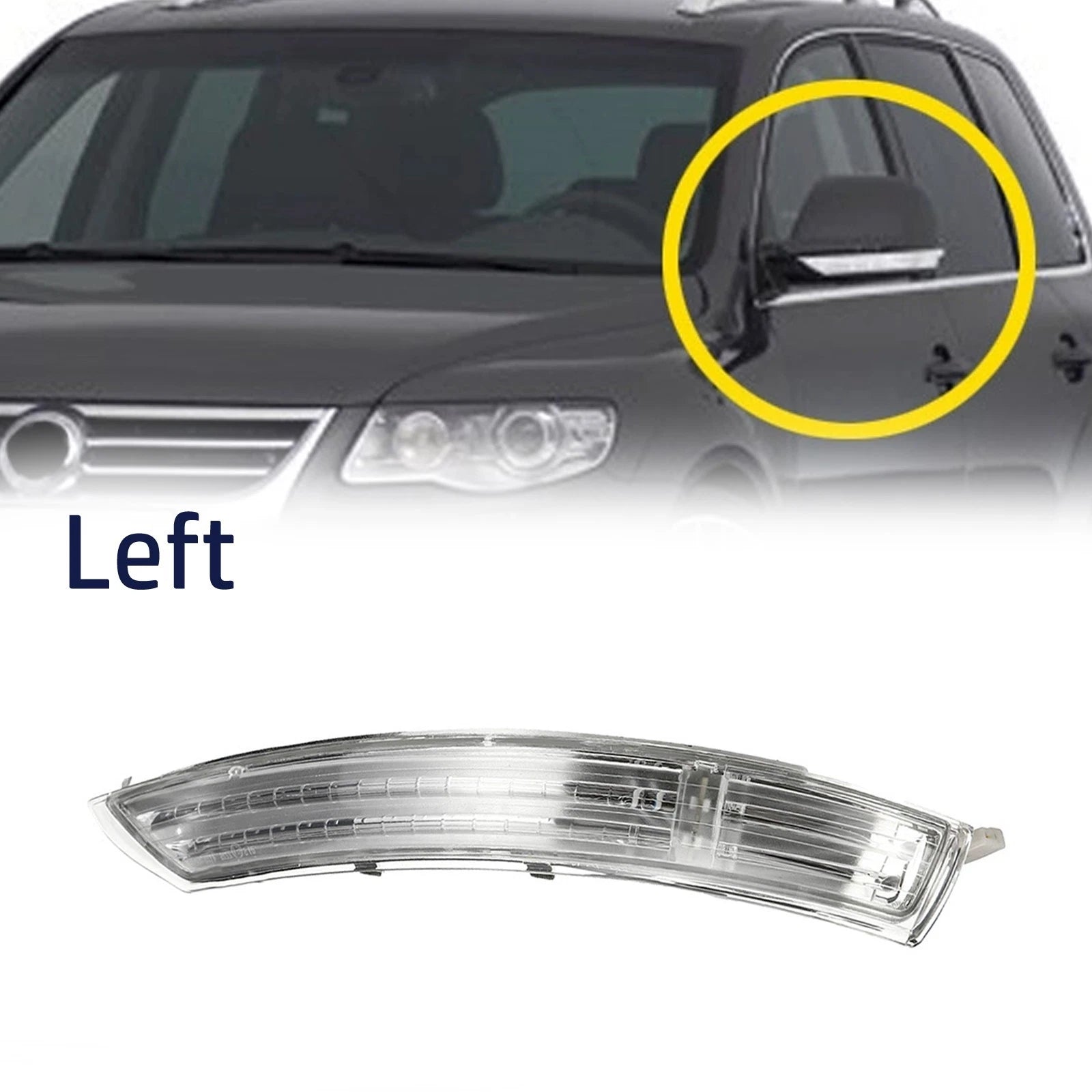 LED Mirror Indicator Light Left Side for Volkswagen Touareg (2007–2010)