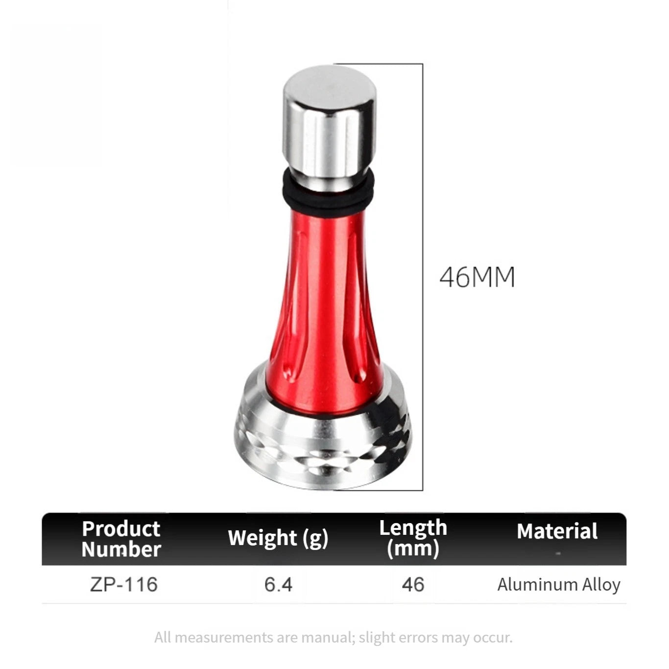 CNC Aluminum Balance Bar for Reel Stability (4.6cm)