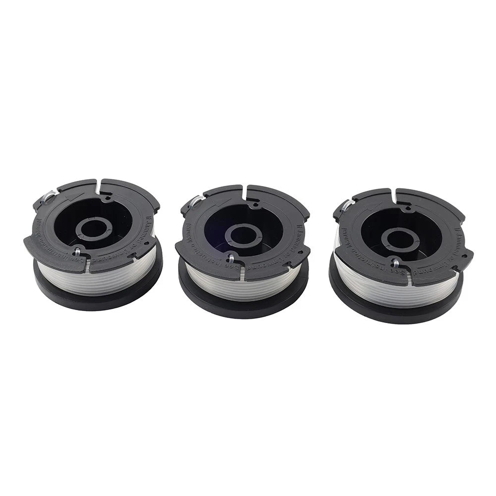 3X Autofeed Strimmer Spool and Line for Black Decker Trimmer