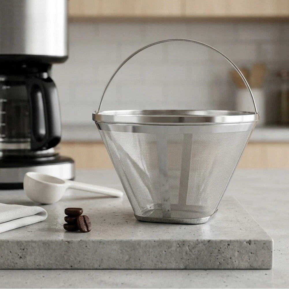 Stainless Steel Filter Screen for Coffee Machines (11 x 8.5 x 6.5 cm)