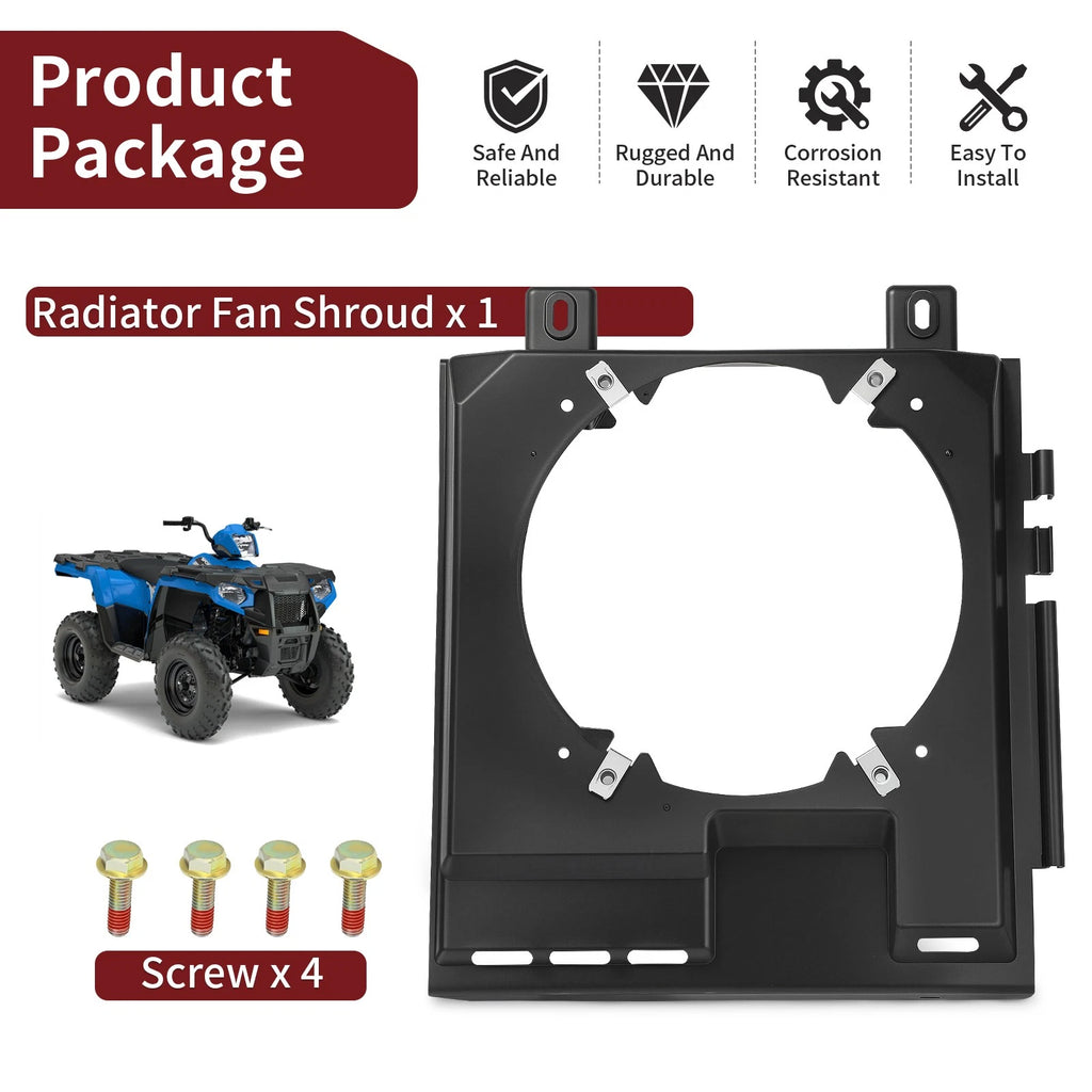Radiator Fan Shroud w/Screw for Polaris Sportsman 500 4x4 (2001–2004)