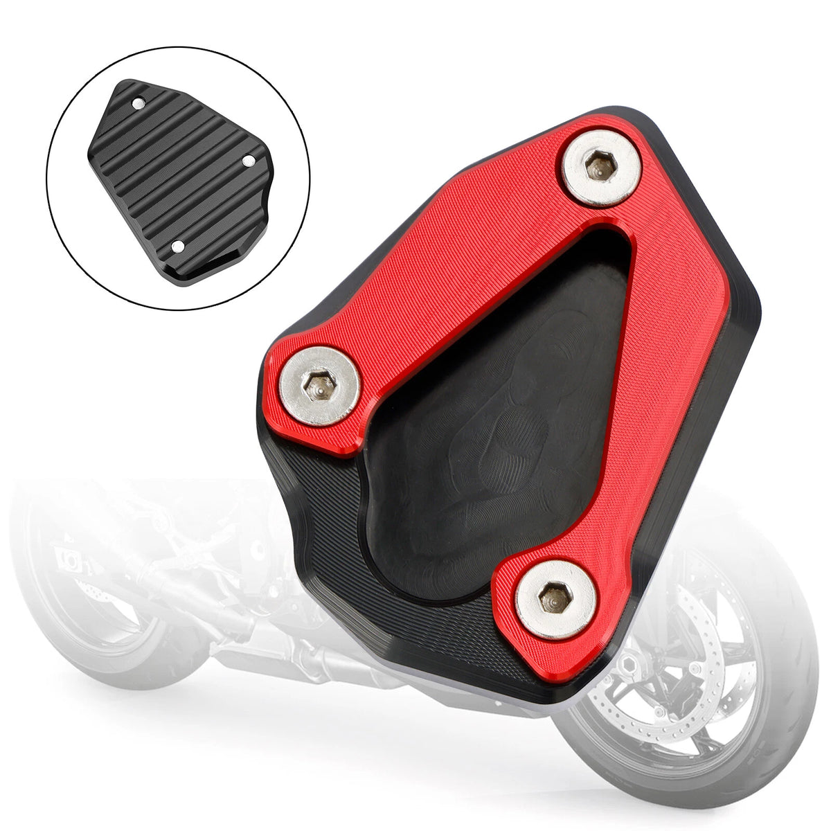 Kickstand Enlarger Plate Pad for BMW S1000RR (2020–2023) a9