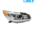 Passenger Side Halogen Headlight Assembly w/LED DRL for Honda Accord (2016–2017)