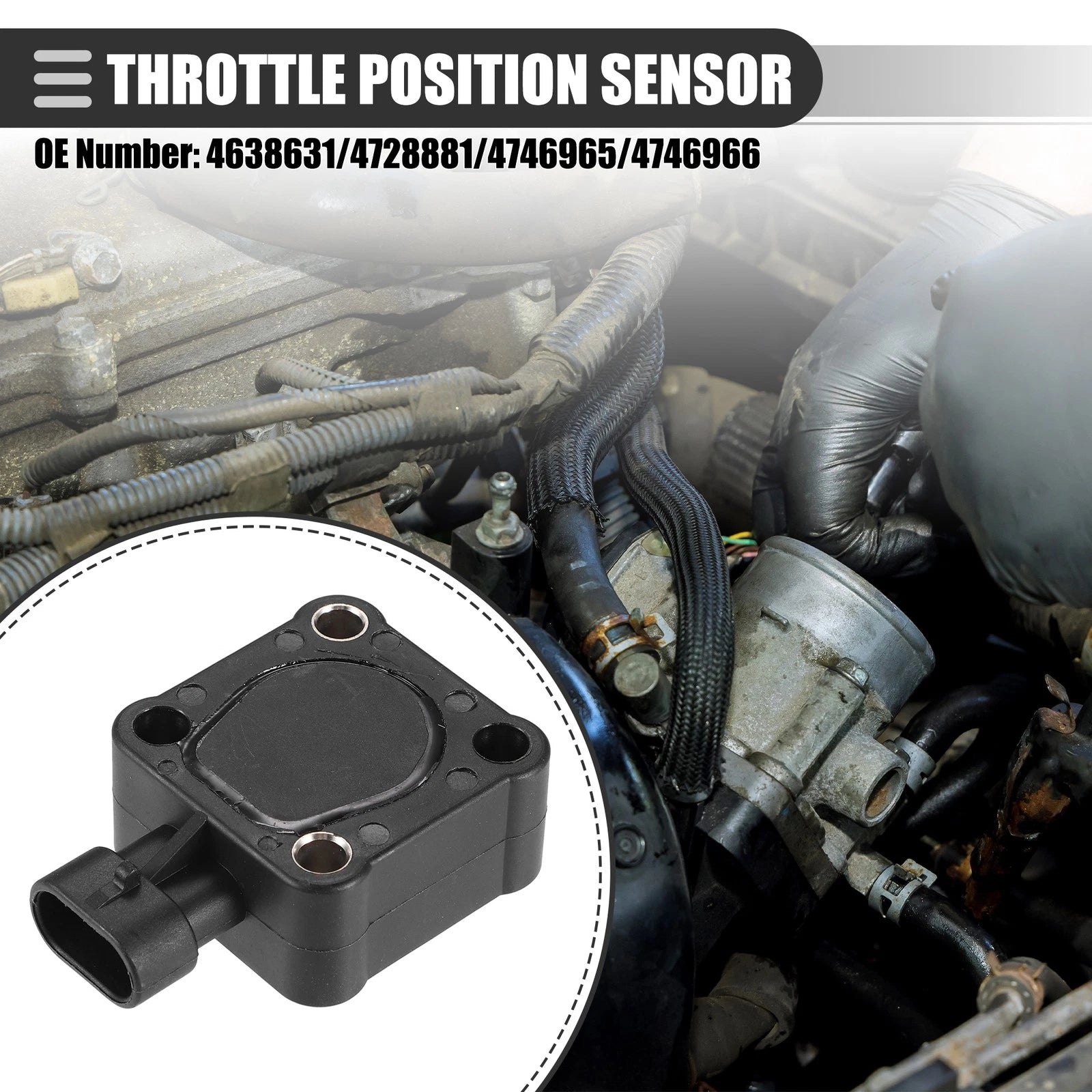 Throttle Position Sensor Replacement for Dodge D350 (1989–1993)