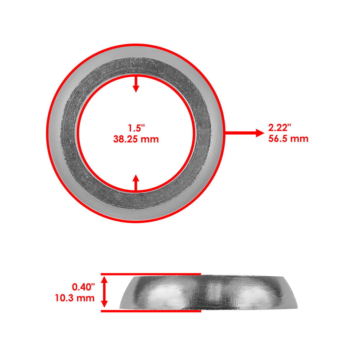 Exhaust Tailpipe Gasket for Arctic Cat ZR 440 (1997–2002)
