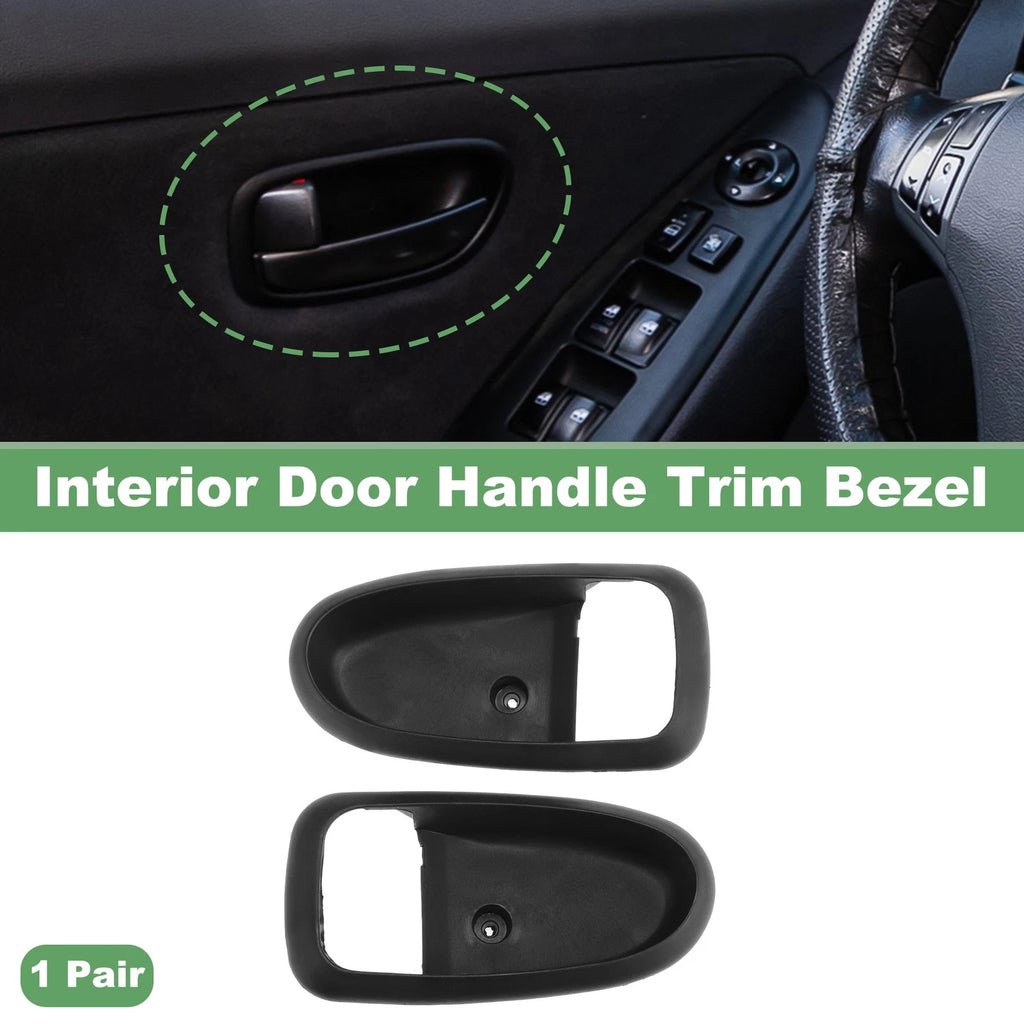 Interior Door Handle Trim Bezel Front Rear Pair for Hyundai Elantra (2001–2006)