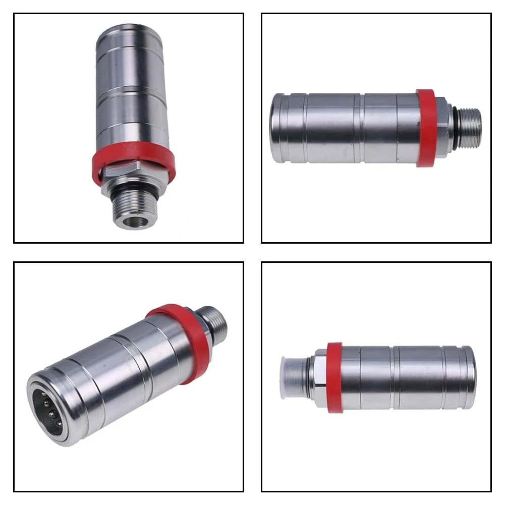 Quick-release female quick coupler for equipment maintenance