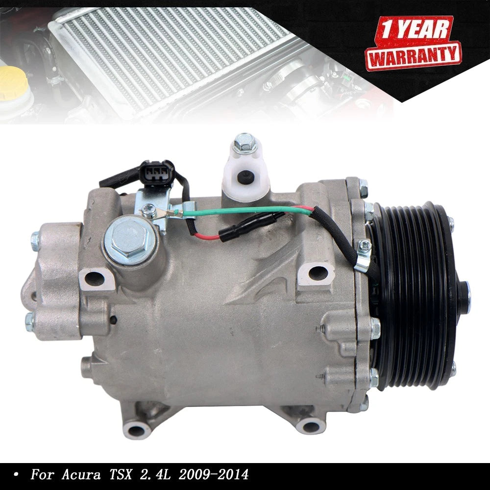 A/C Compressor with Clutches for Acura TSX 2.4L (2009–2014) CO 11313C