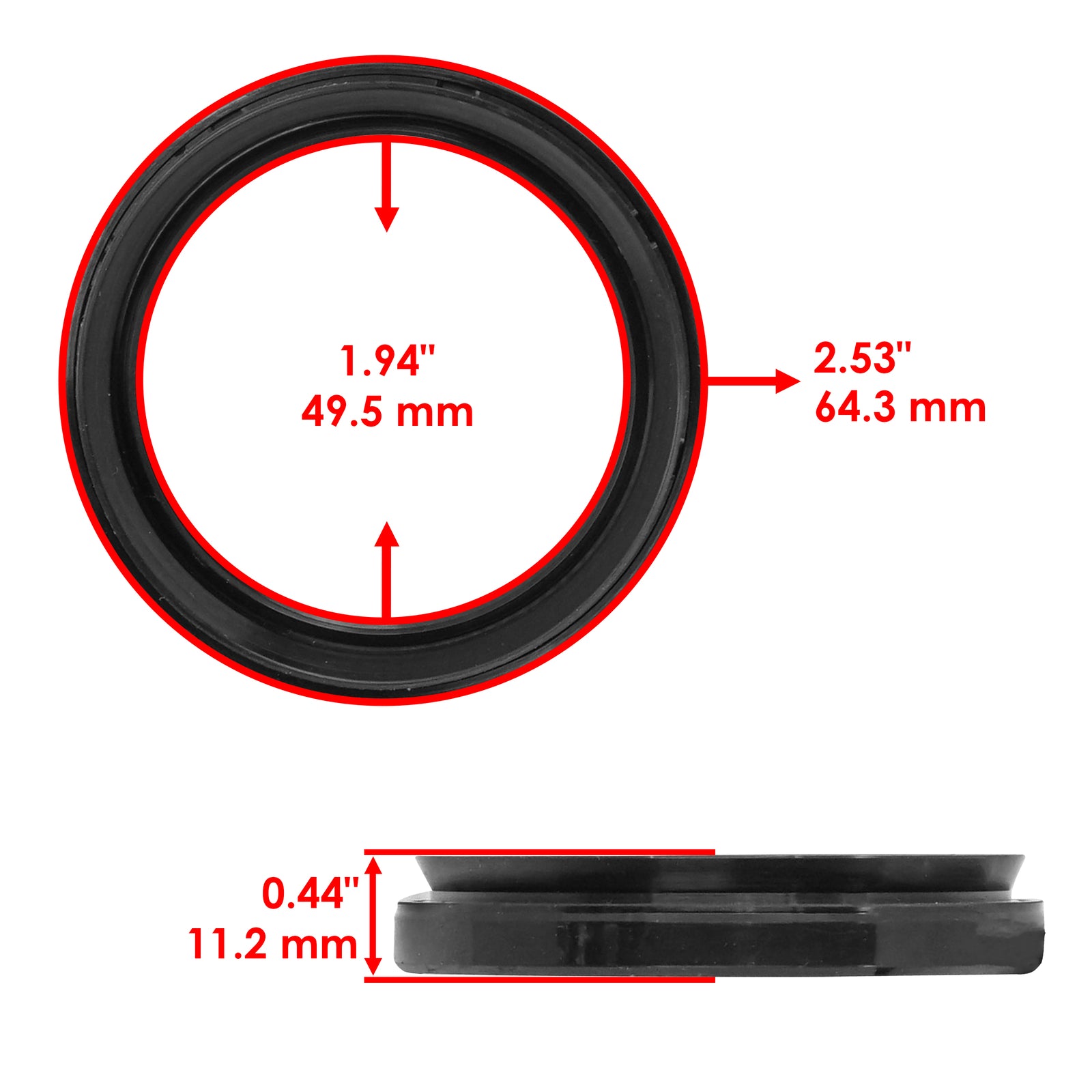 Front Knuckle Seals Replacement for Honda Pioneer 700 (2014–2024)