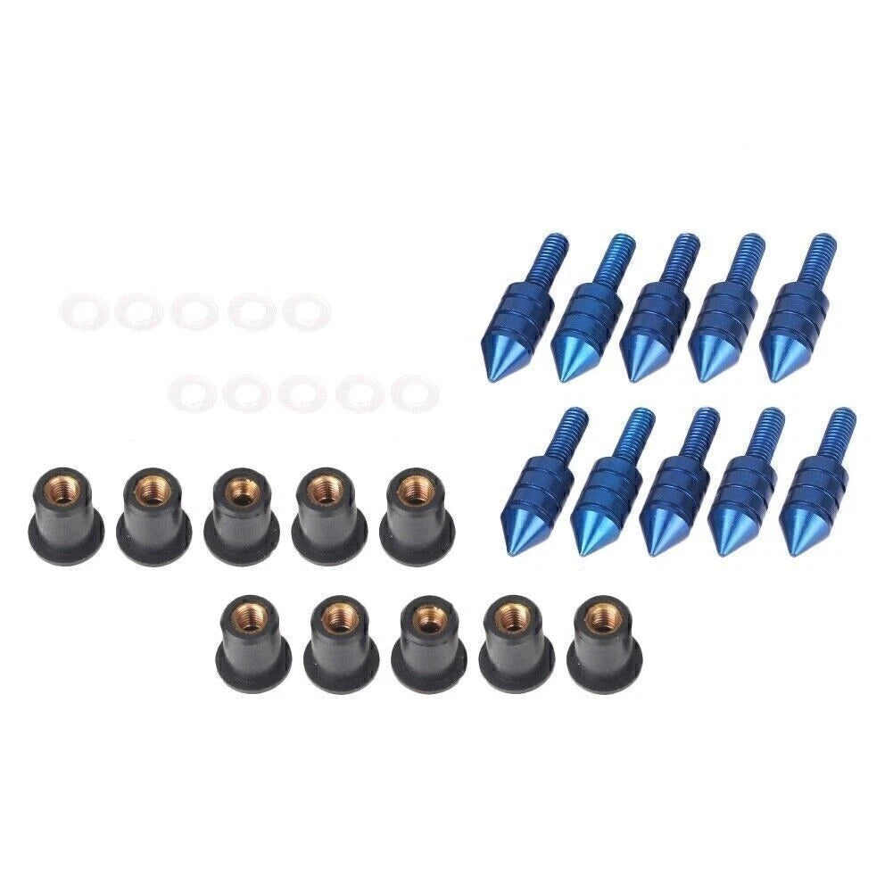 Windscreen Shield Fairing Nut Bolt for Kawasaki Ninja 250 EX250 (2008–2012)