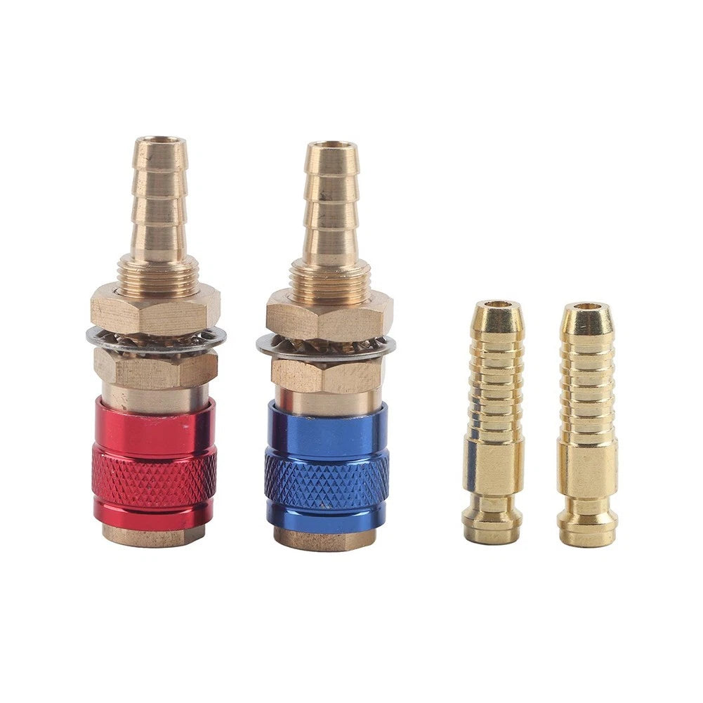 Set of 2 Quick Connectors for TIG Welder M8 Hoses