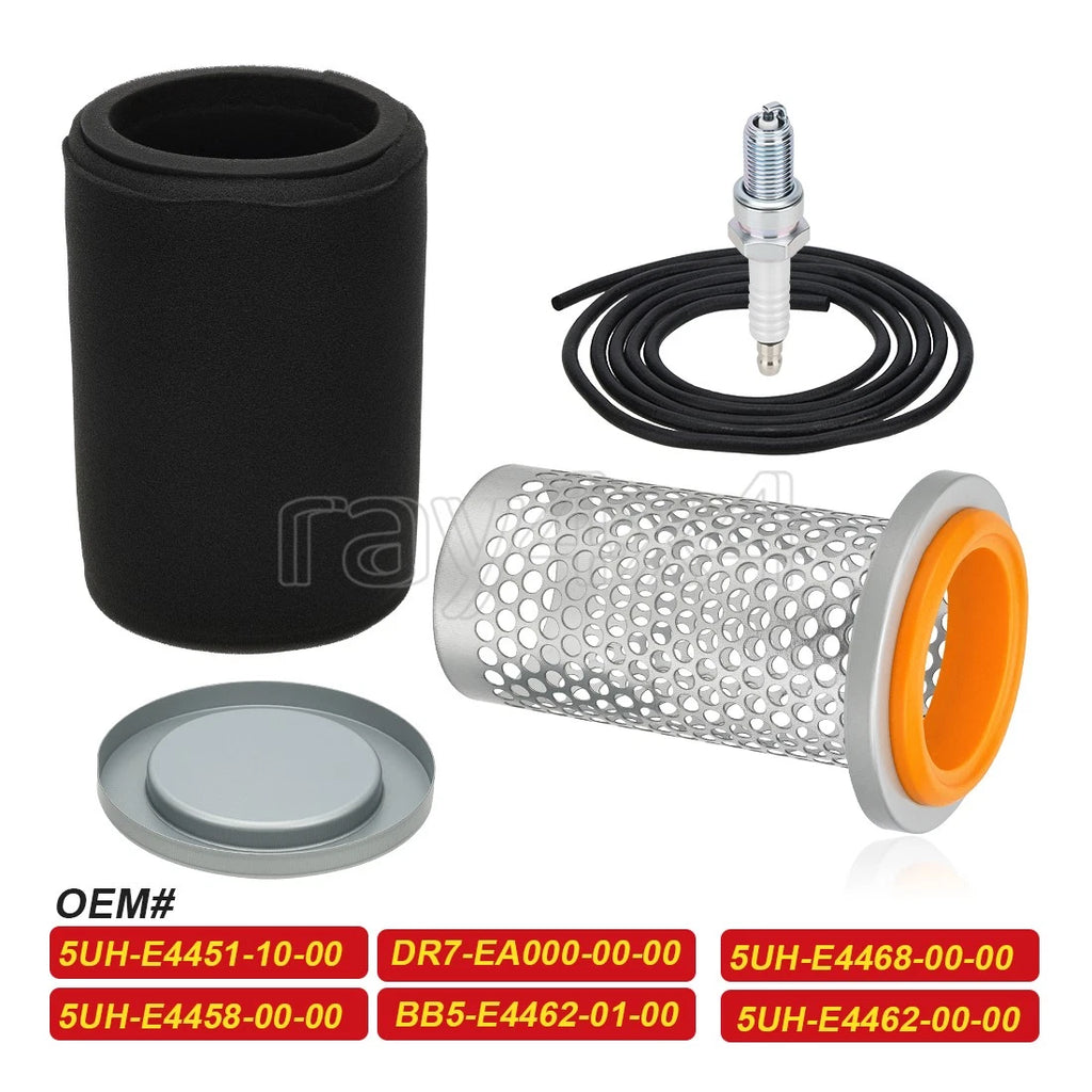 Air Filter & Cage Guide & Cap for Yamaha Kodiak 400 450 (2004–2006)