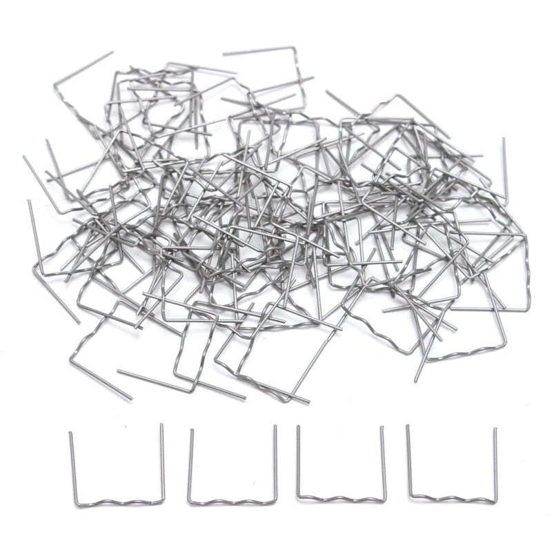 100pcs Flat Staples 0.6mm Flat Staples Stapler For Car Auto Weld