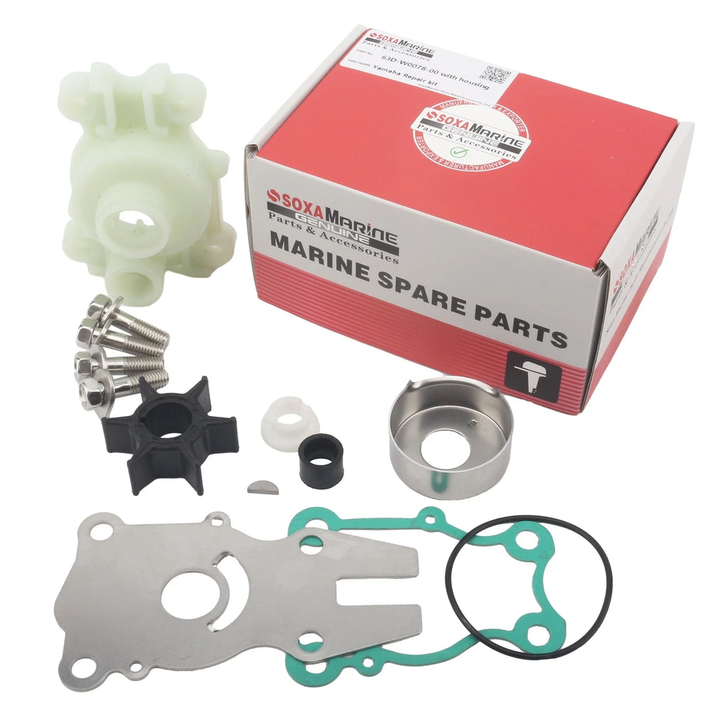 Outboard Water Pump Rebuild Kit for Yamaha 40-60 HP (2/4 Stroke)